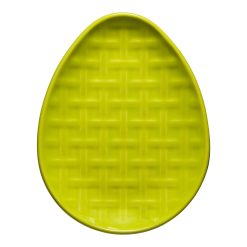 Retired Embossed Egg Shaped Plate 10 Inch
